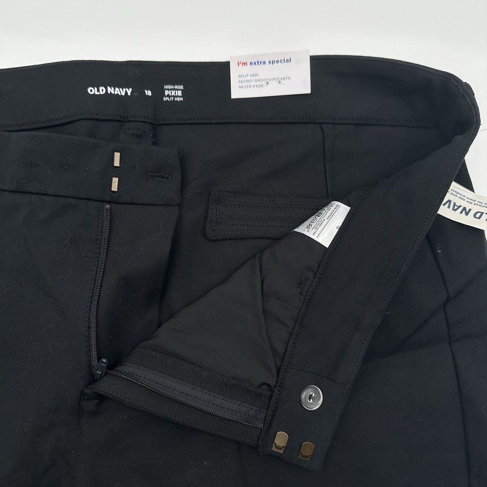 Old Navy High Rise Pixie Split Hem Full Length Pa… - image 6